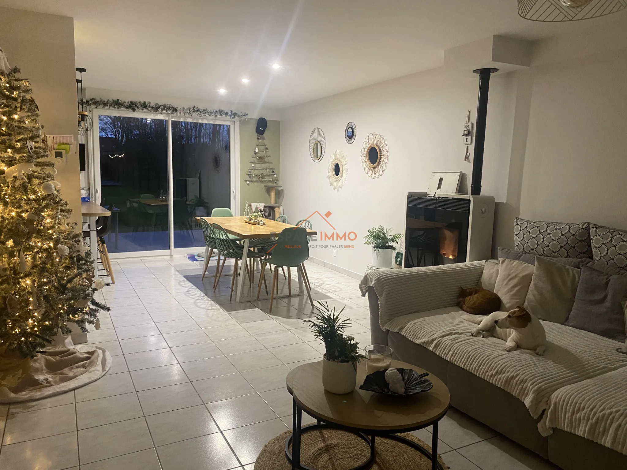 Maison individuelle de 93 m² avec 3 chambres, jardin et garage à Verchain-Maugré 