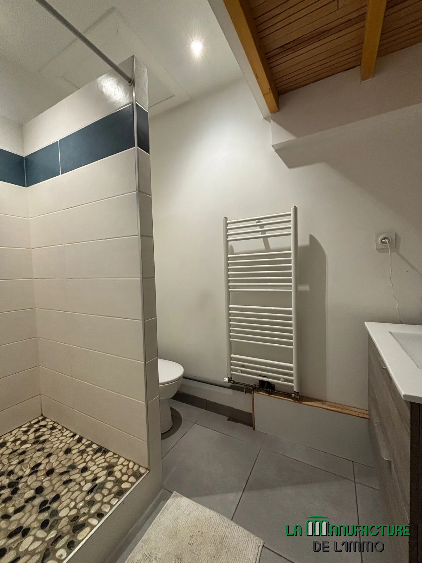 Appartement F1 loué à Saint-Étienne, rue de la République, dernier étage avec cave 