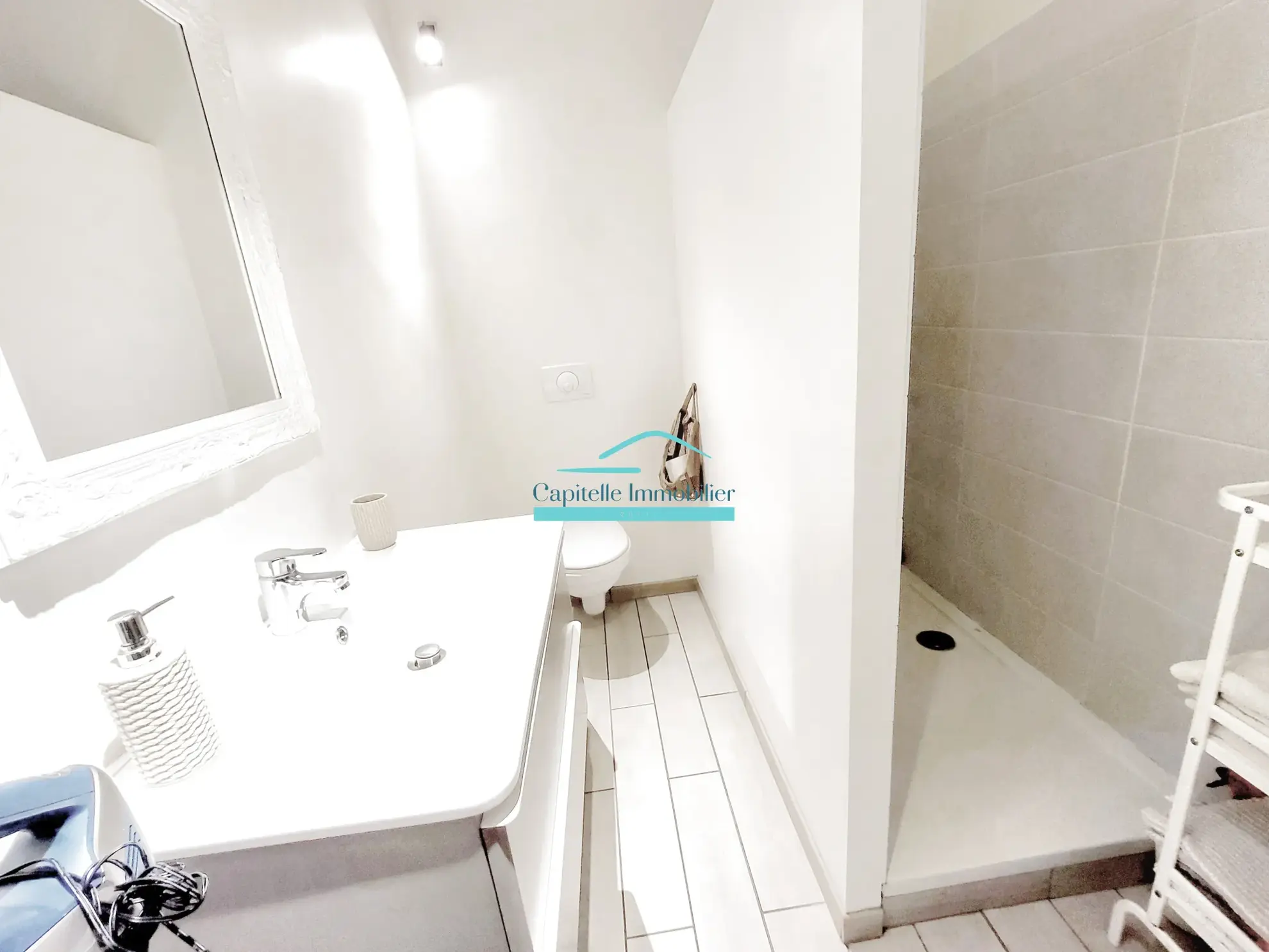 Vente appartement T3 de 51 m² à Frontignan centre, cave, jardin et cour 