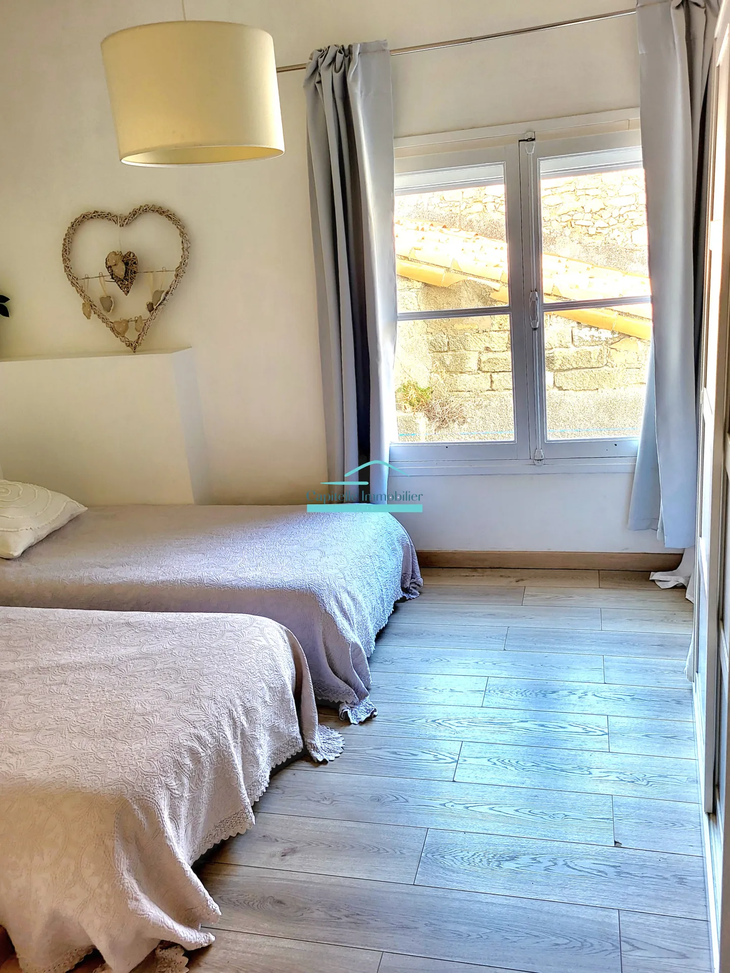 Vente appartement T3 de 51 m² à Frontignan centre, cave, jardin et cour 