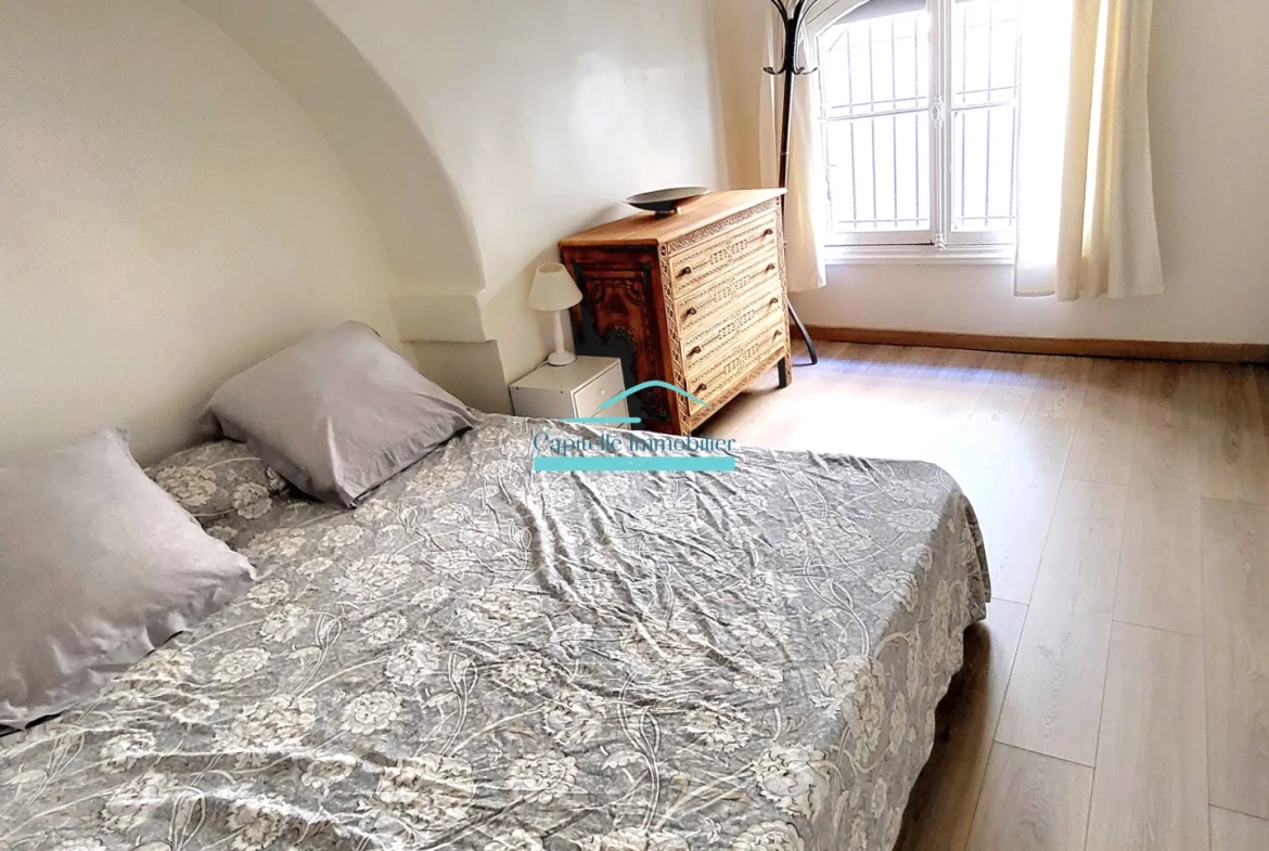 Vente appartement T3 de 51 m² à Frontignan centre, cave, jardin et cour 