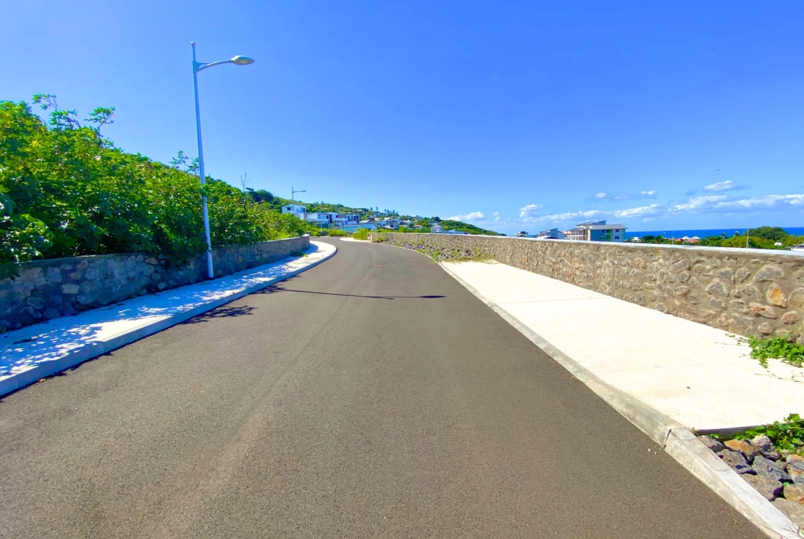 Terrain constructible viabilisé de 363 m² à Saint-Pierre, Grands Bois 