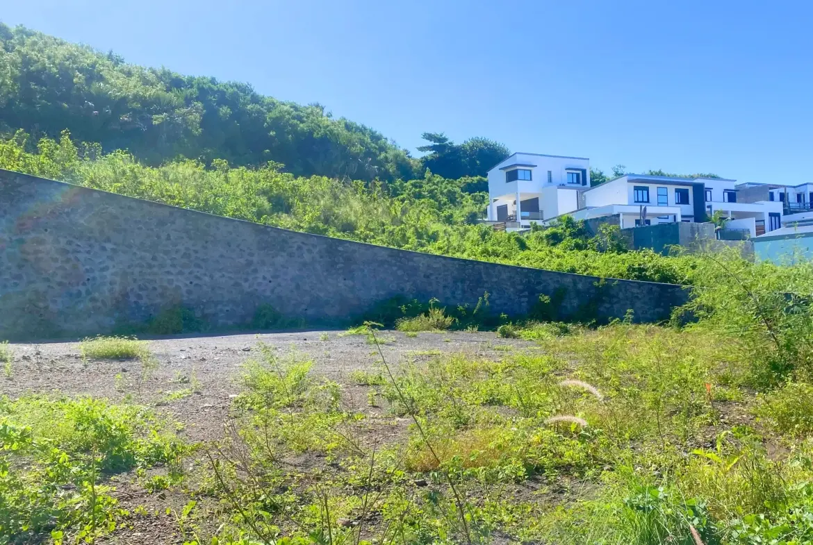 Terrain constructible viabilisé de 363 m² à Saint-Pierre, Grands Bois 