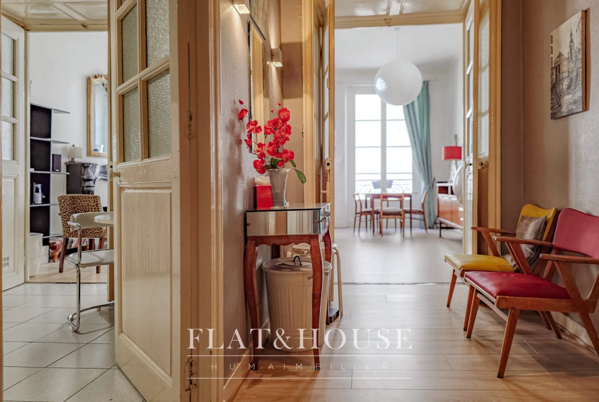 Appartement T2 lumineux de 61 m² à Nantes centre-ville 