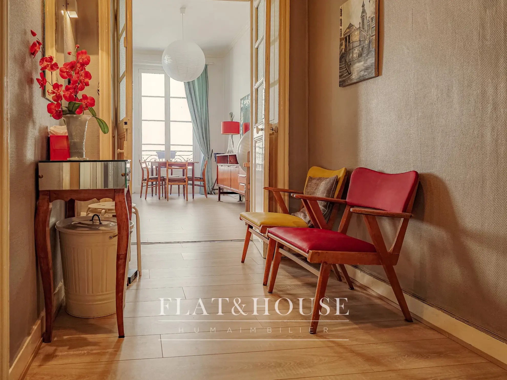 Appartement T2 lumineux de 61 m² à Nantes centre-ville 
