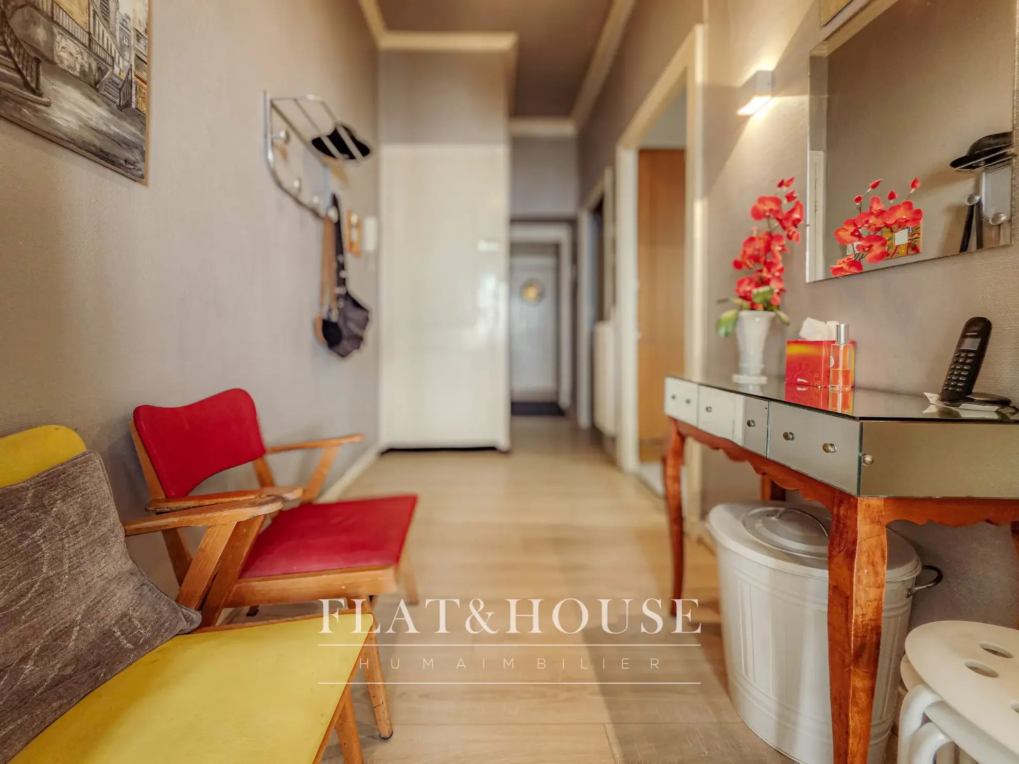 Appartement T2 lumineux de 61 m² à Nantes centre-ville 