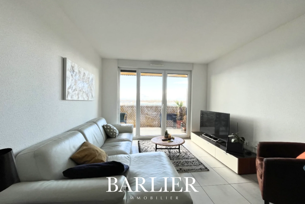 Appartement 3 pièces de 60m² avec balcon à Strasbourg, quartier de la Meinau 
