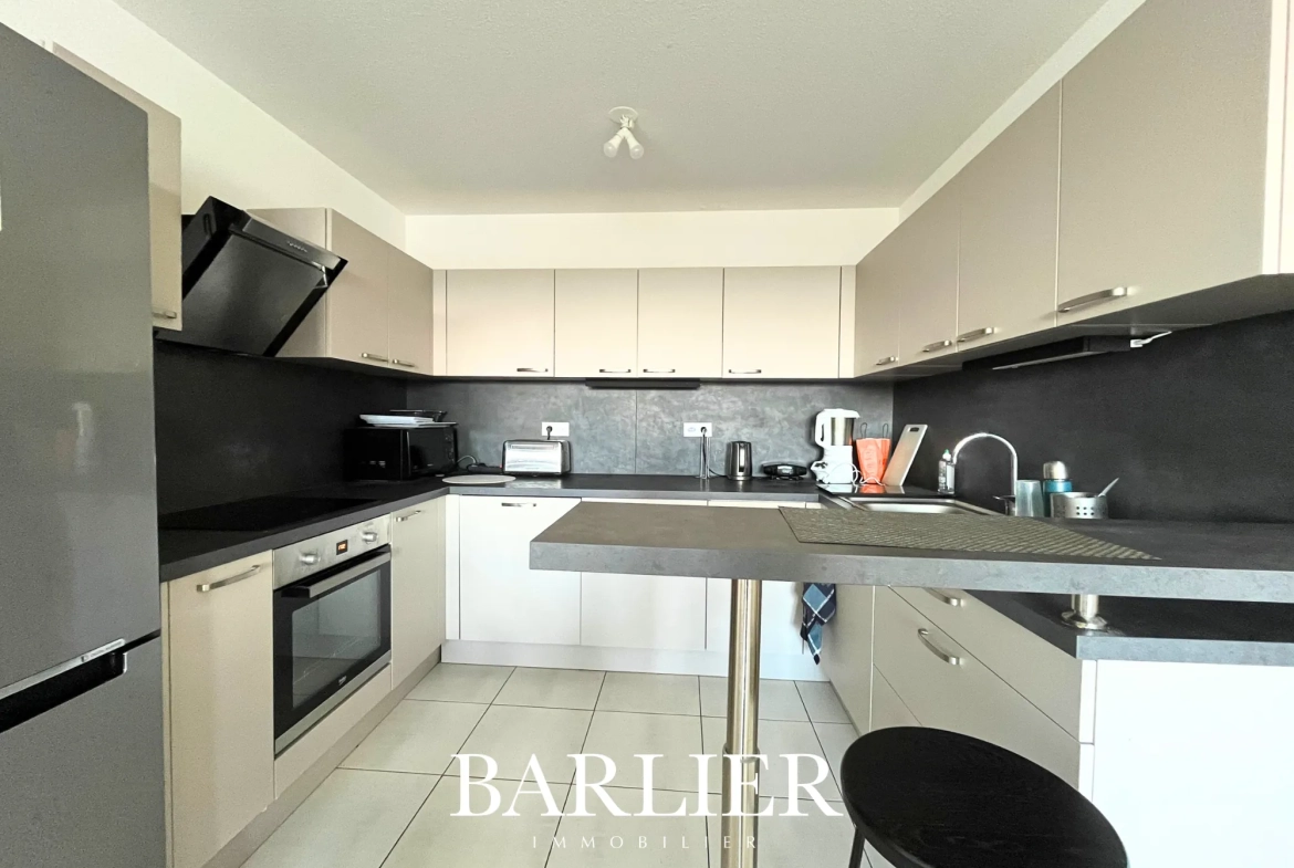 Appartement 3 pièces de 60m² avec balcon à Strasbourg, quartier de la Meinau 