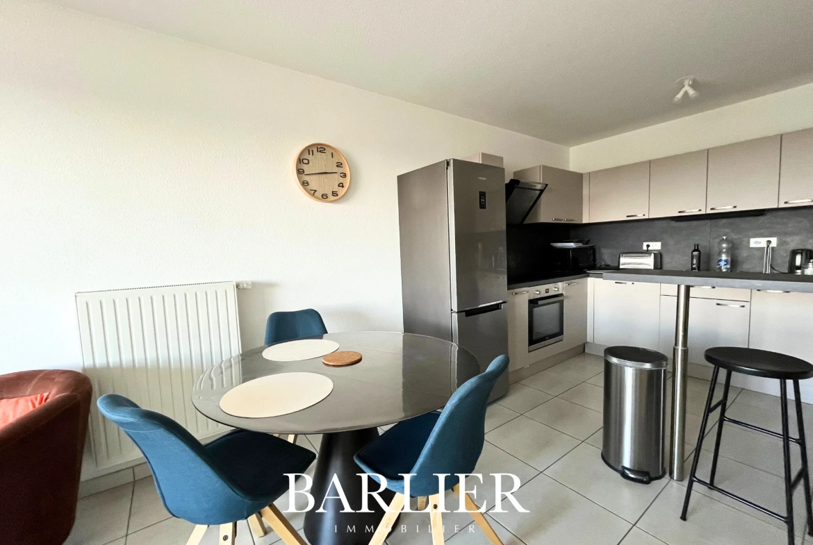 Appartement 3 pièces de 60m² avec balcon à Strasbourg, quartier de la Meinau 