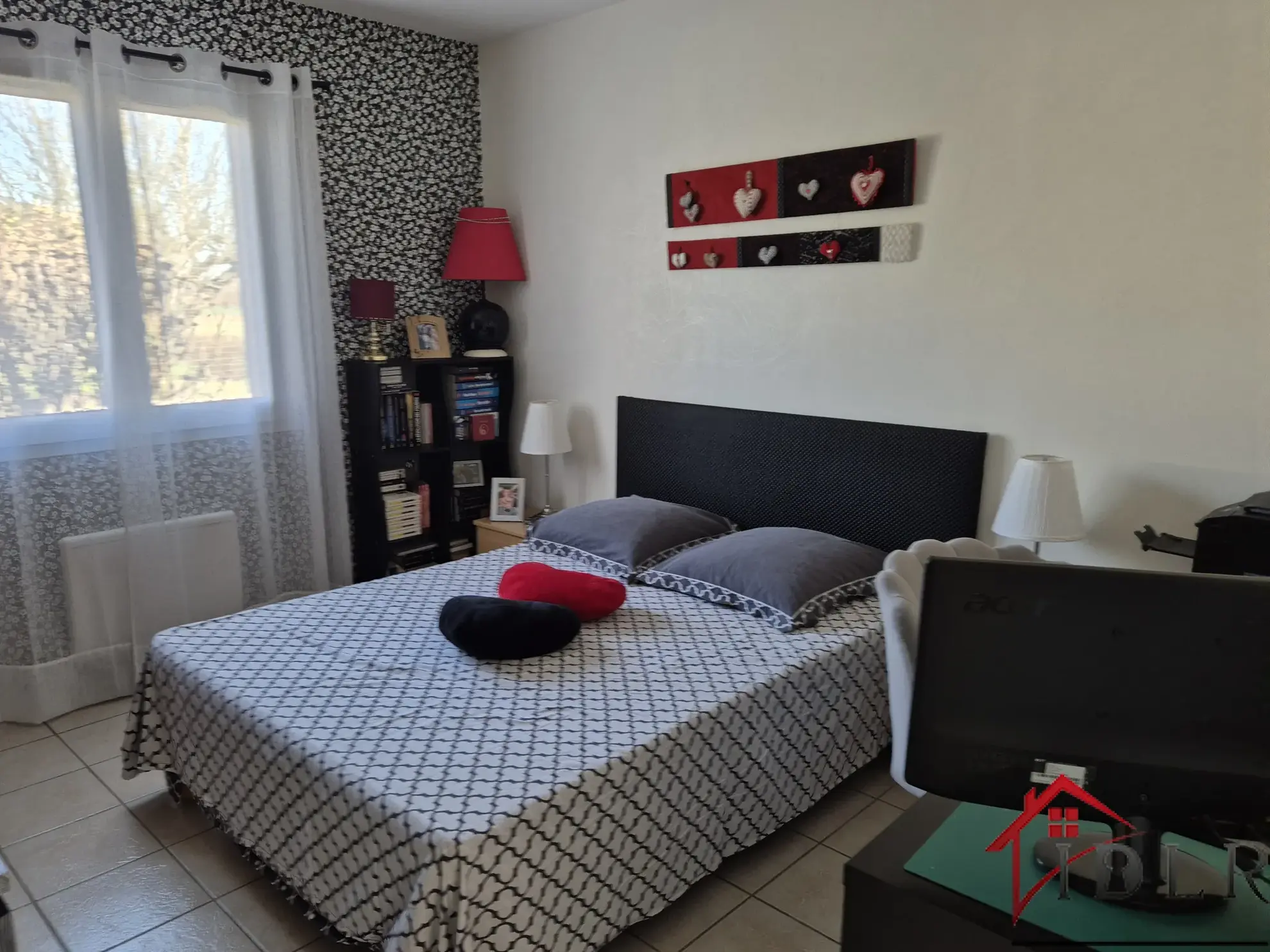 Belle maison de plain-pied avec 3 chambres et grand jardin à Wassy 
