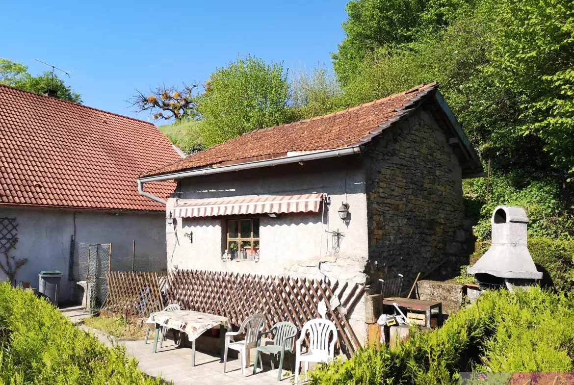 Belle maison individuelle de 117m² avec garage et terrain arboré à Fontaine les Clerval 