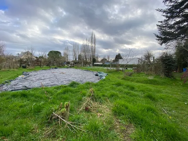 Terrain constructible de 1467 m² à Grandchamp des Fontaines proche Nantes 