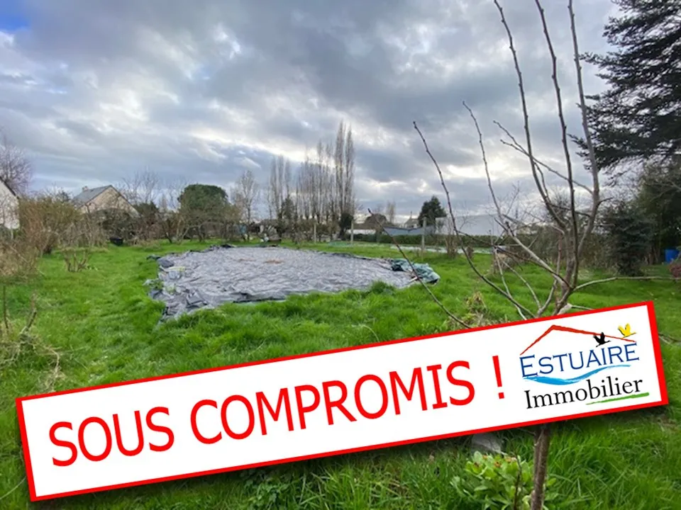 Terrain constructible de 1467 m² à Grandchamp des Fontaines proche Nantes 