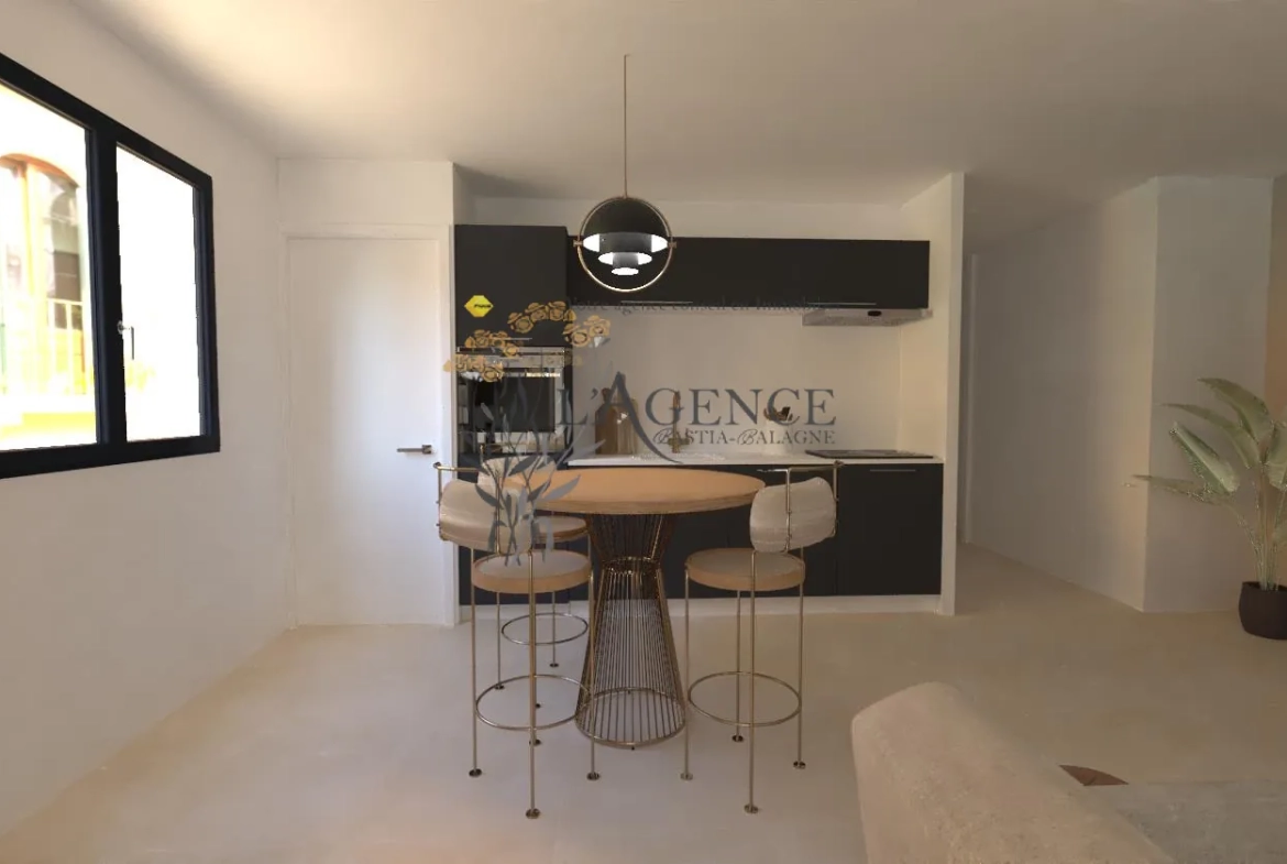 Très bel appartement T2 de 57m2 proche du vieux port de Bastia 