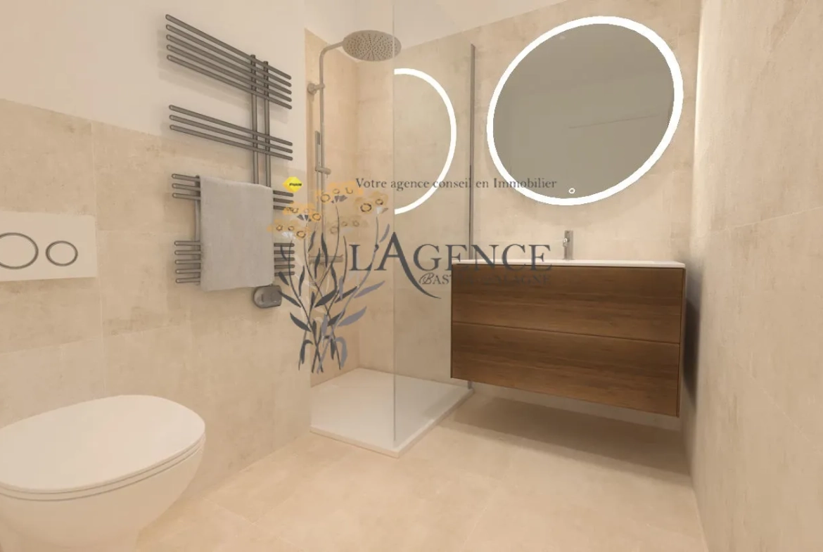 Très bel appartement T2 de 57m2 proche du vieux port de Bastia 