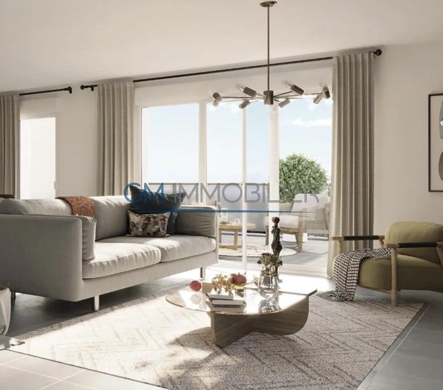 Appartements neufs à Pau - Résidence moderne avec parc arboré, terrasse et balcon 