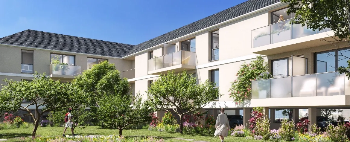 Appartement T2 neuf à Saint-Jean-le-Blanc avec parking, livraison 2025 