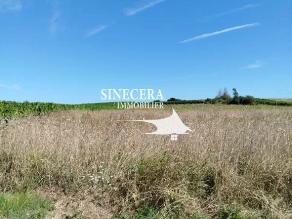 Terrain constructible de 1700 m² à vendre à Montazeau, environnement calme et proche des vignobles