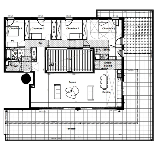 Appartement 3 pièces à Rodilhan – Livraison 2026, parking inclus 