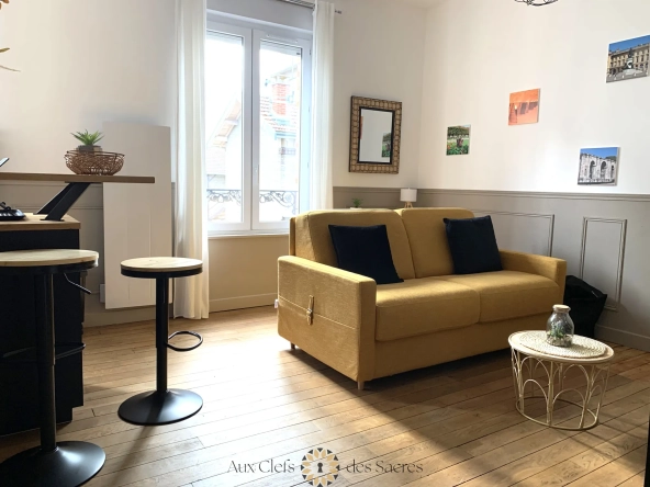 Studio rénové et meublé à Reims, investissement clé en main
