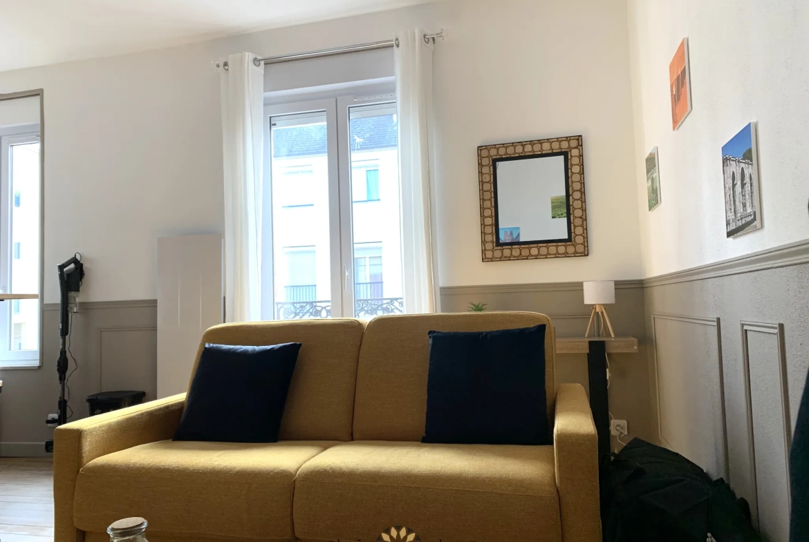 Studio rénové et meublé à Reims, investissement clé en main 
