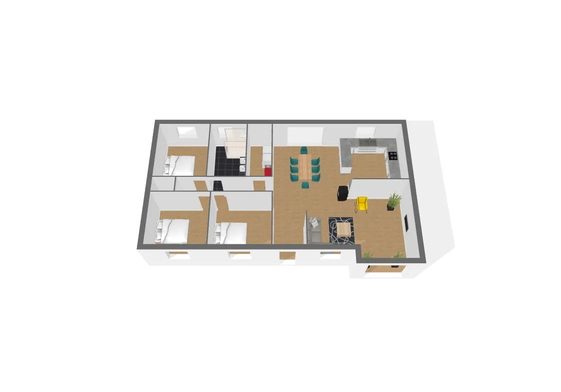 Maison récente de 105 m² avec double garage à Vouneuil-sur-Vienne 