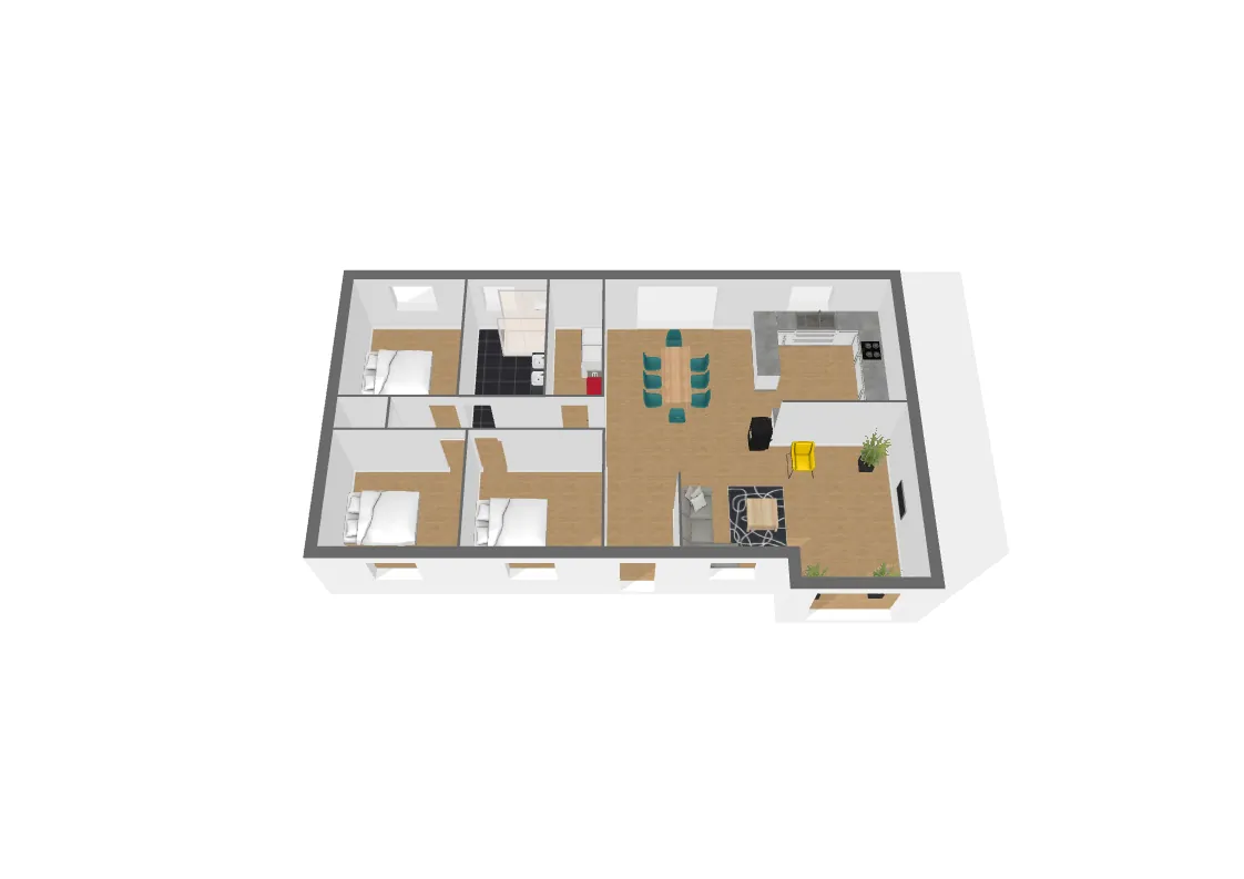 Maison récente de 105 m² avec double garage à Vouneuil-sur-Vienne 