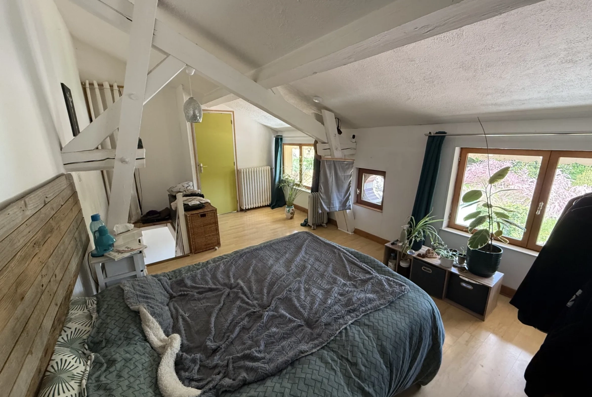 Charmante maison ancienne de 74 m² avec terrain arboré à Bellerive-sur-Allier 