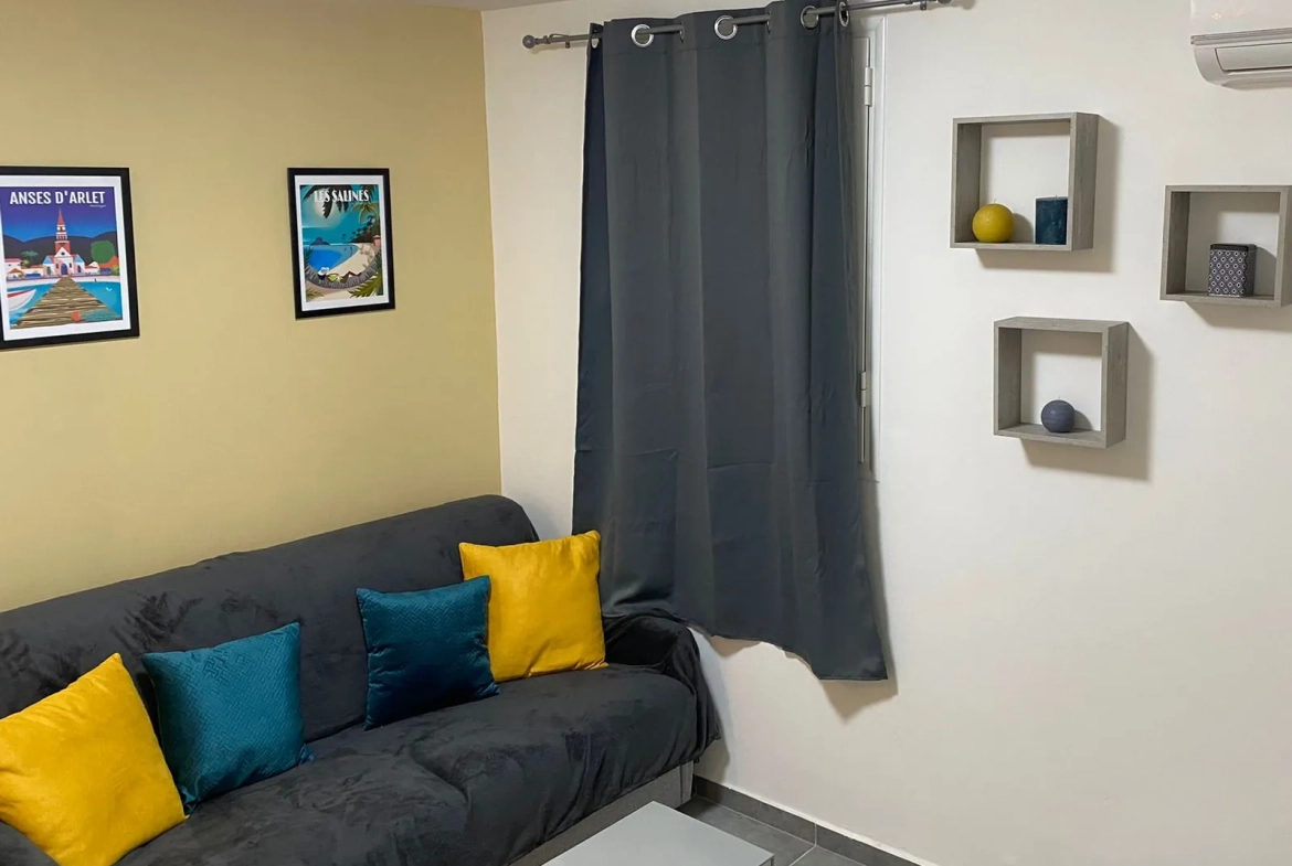 Appartement T2 entièrement refait à proximité de la plage aux Trois-Ilets 