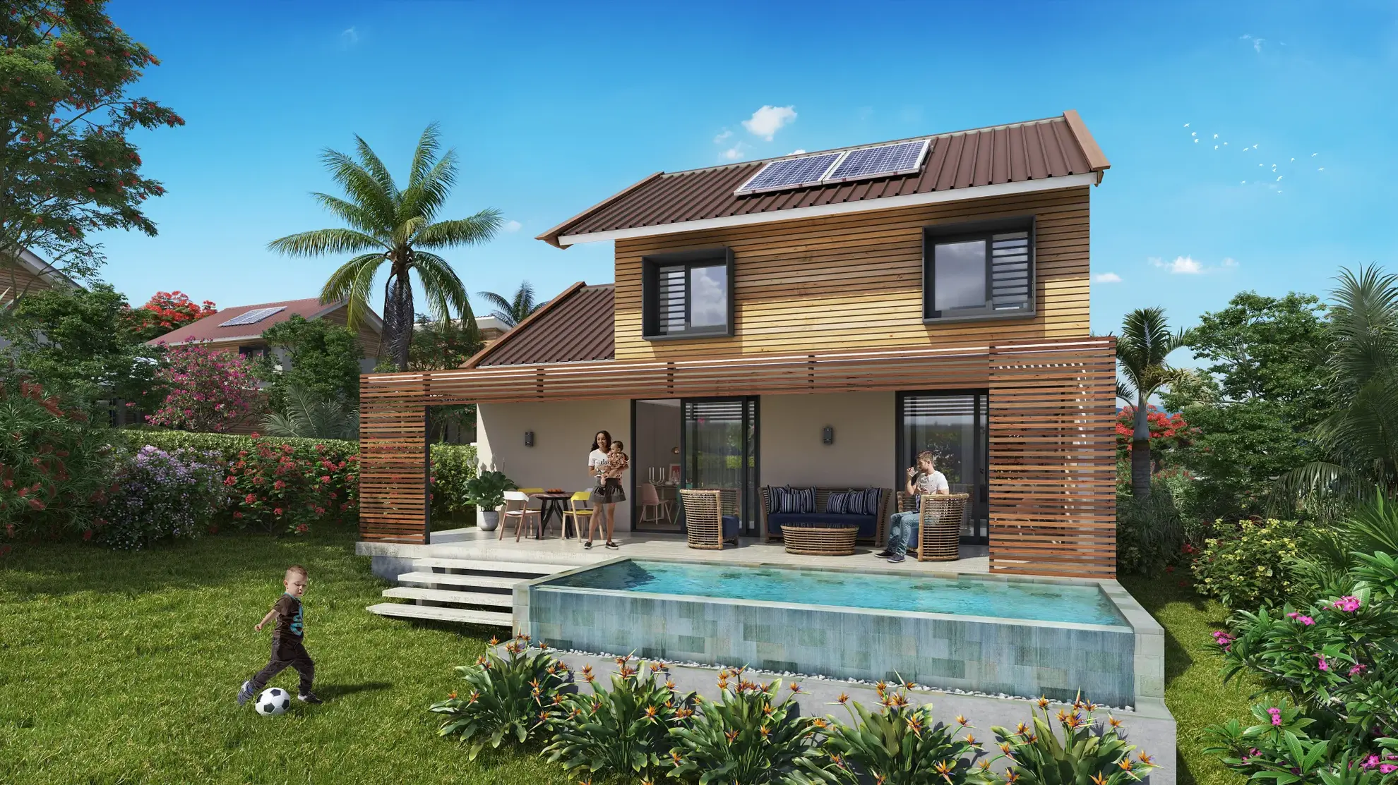 Parcelle constructible de 246 m² à Saint-Pierre dans le lotissement Kaisary 