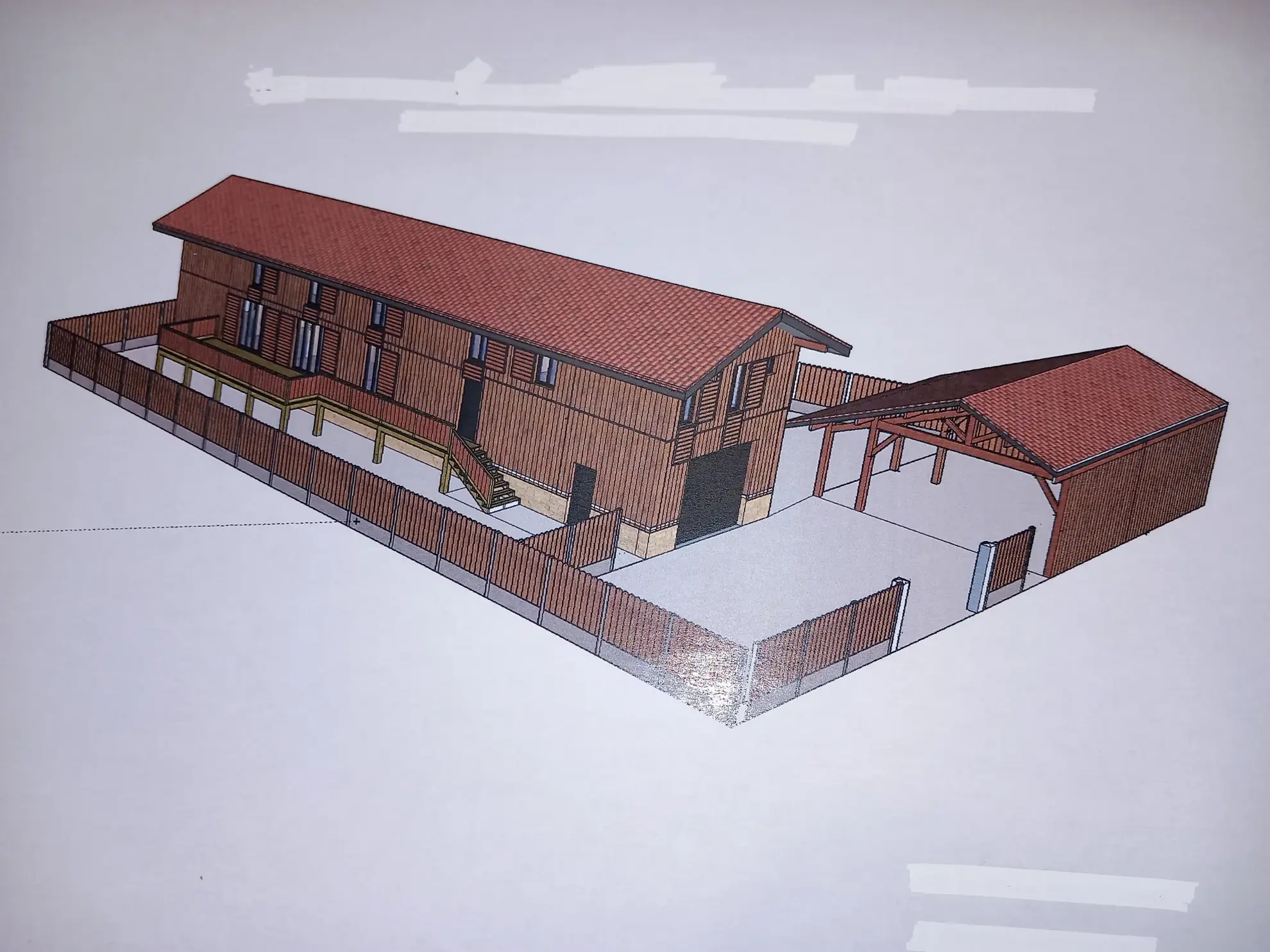 Belle maison passive rénovée avec 6 chambres à Auros, proche de Langon 