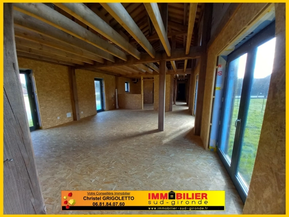 Belle maison passive rénovée avec 6 chambres à Auros, proche de Langon