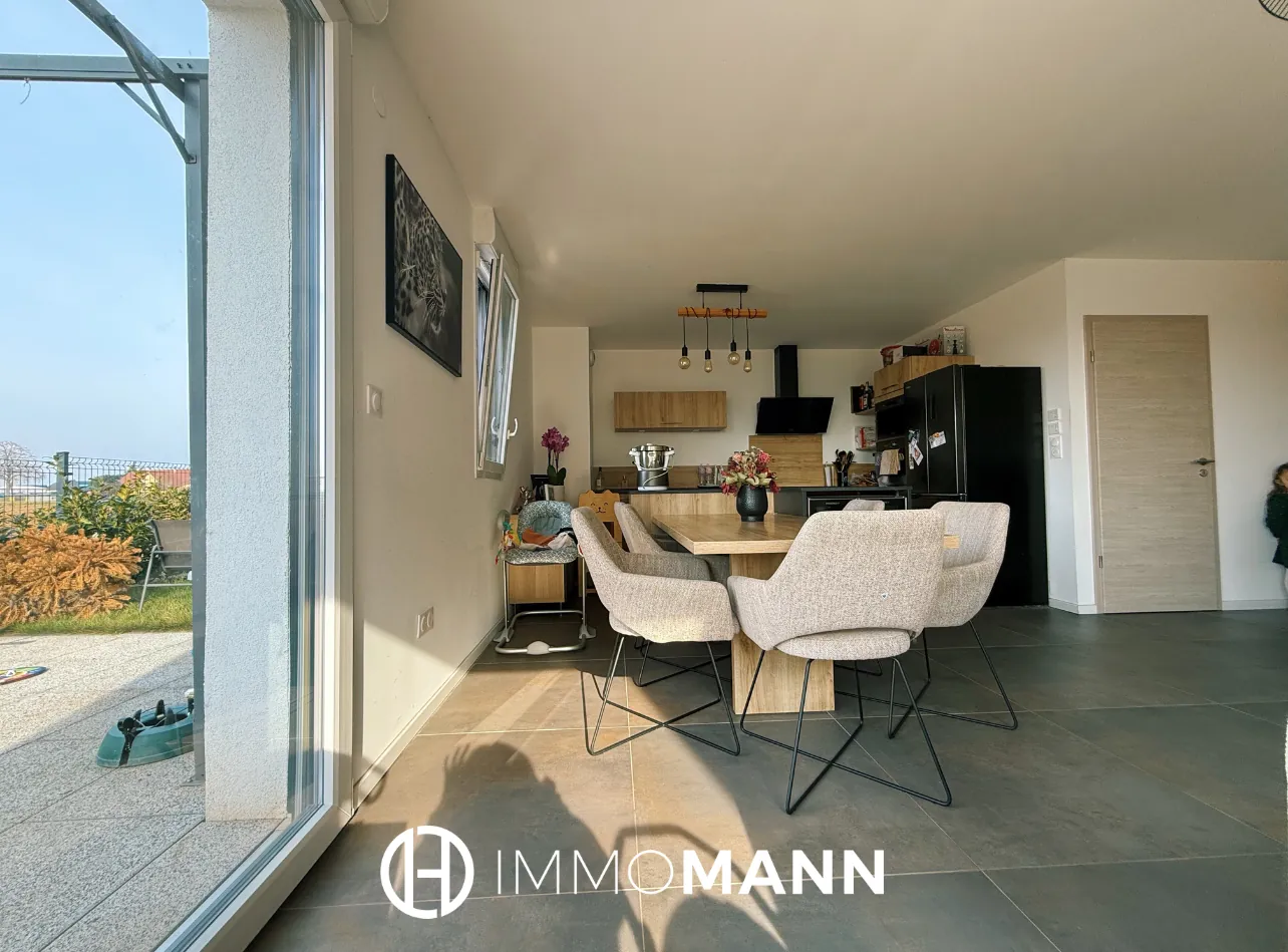 Superbe appartement en rez-de-jardin à Entzheim avec jardin privé de 129 m2 