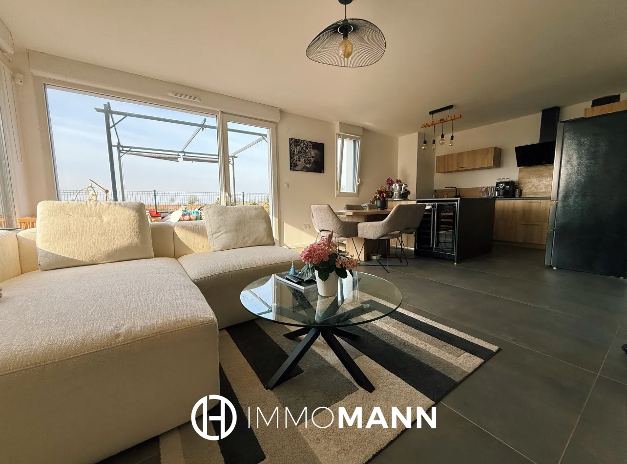 Superbe appartement en rez-de-jardin à Entzheim avec jardin privé de 129 m2 