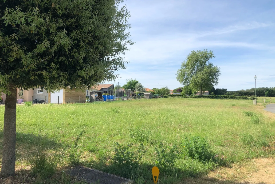 Terrain à bâtir à Chouppes (86110) – Vue dégagée et viabilisé 