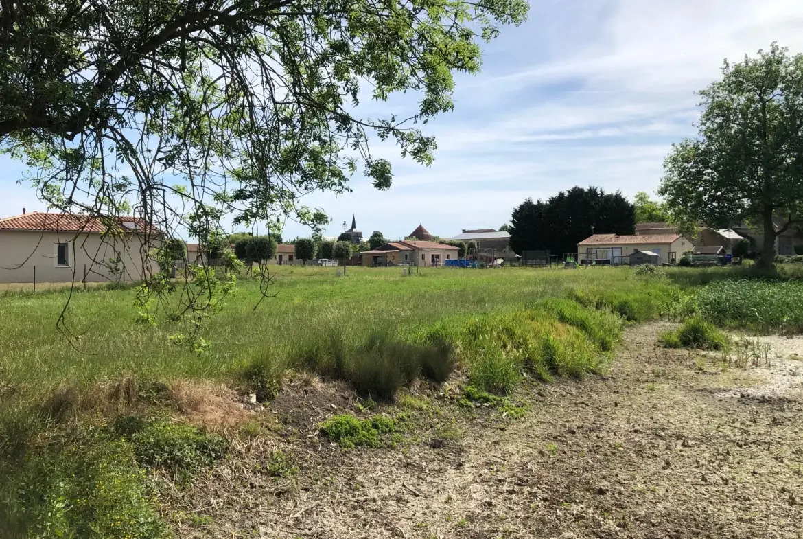 Terrain à bâtir à Chouppes (86110) – Vue dégagée et viabilisé 
