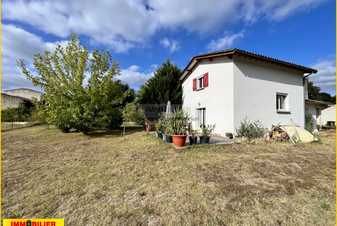 Belle maison familiale à Landiras avec jardin clos, proche des commodités 