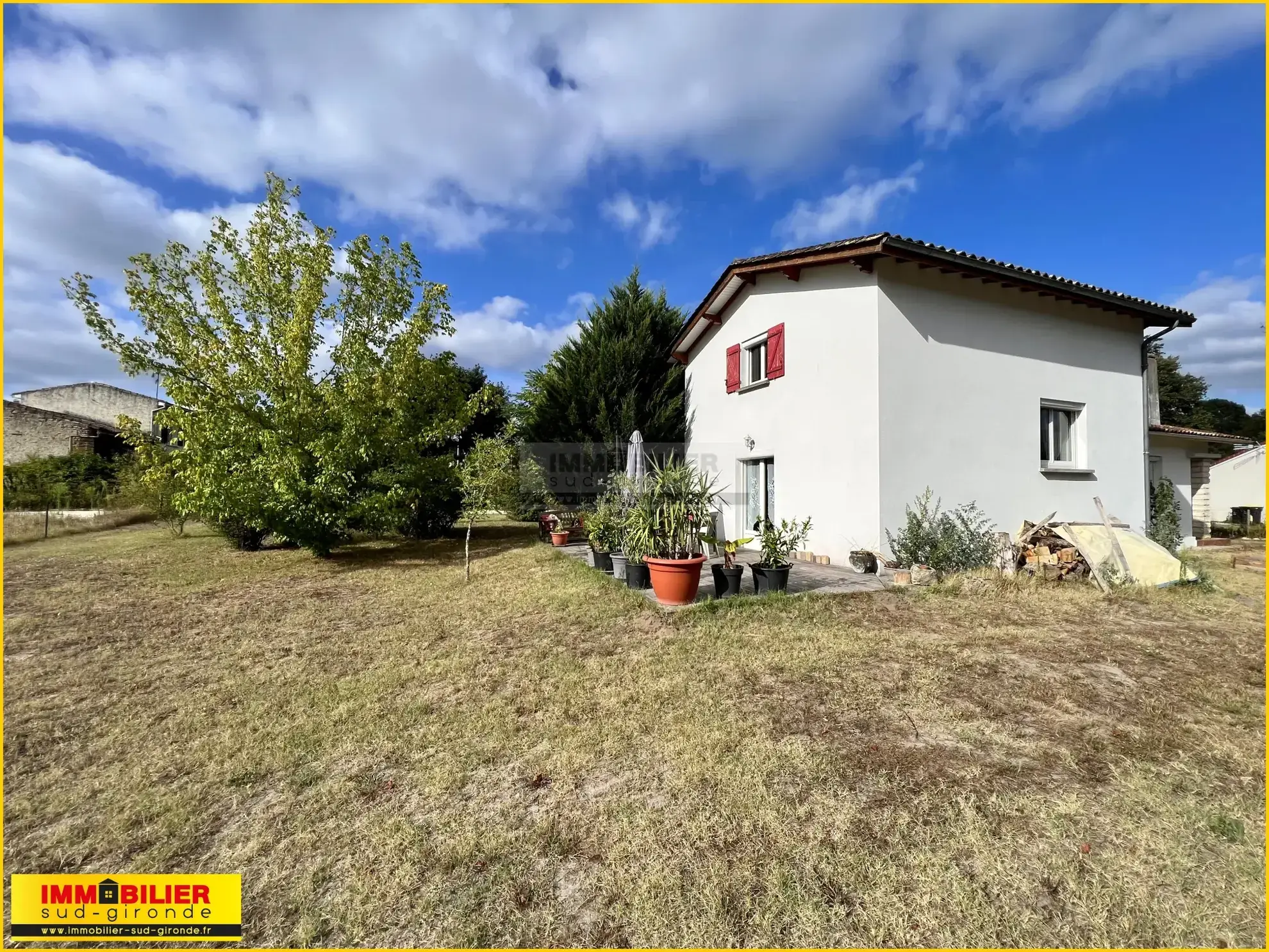 Belle maison familiale à Landiras avec jardin clos, proche des commodités 