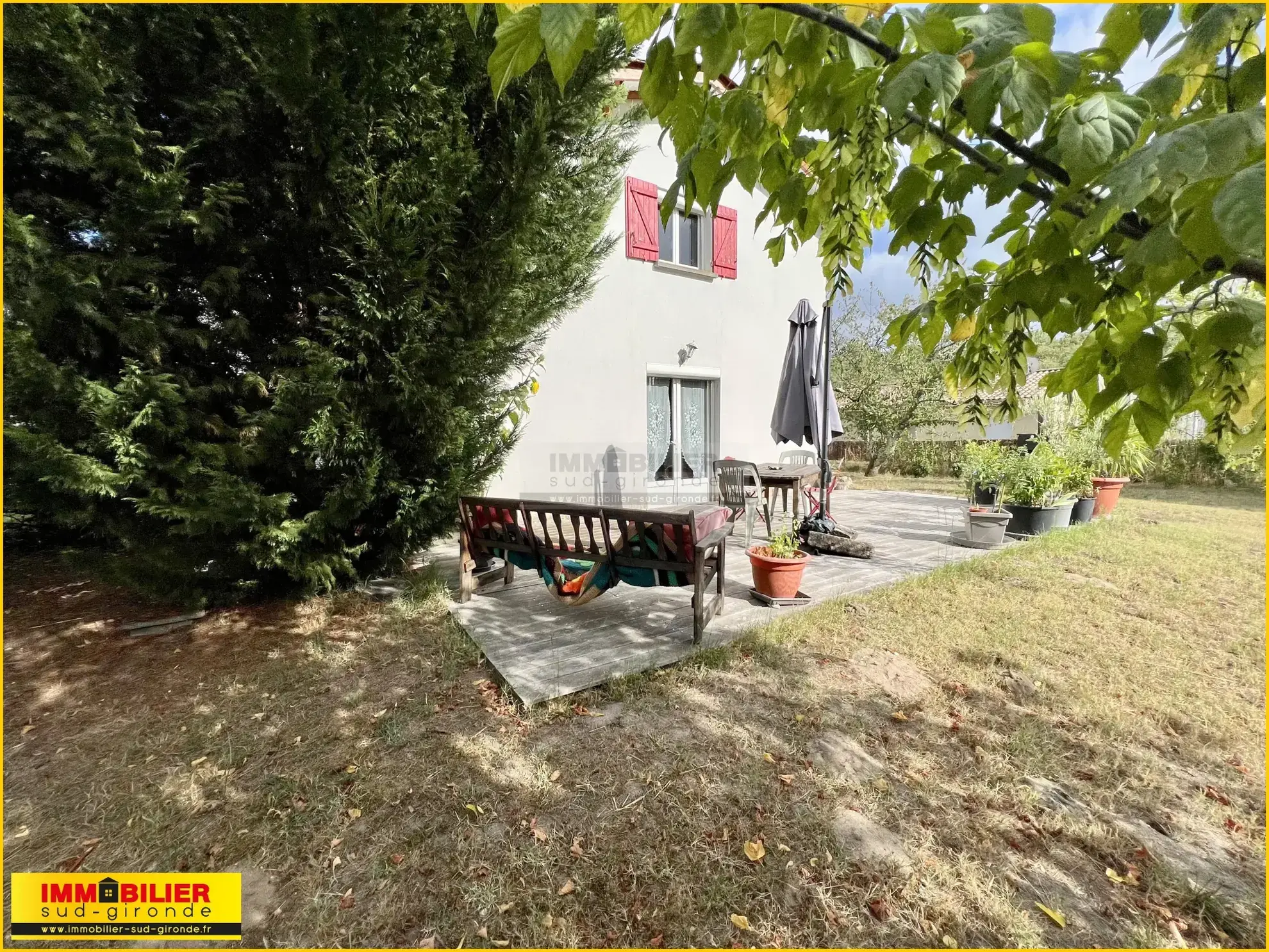 Belle maison familiale à Landiras avec jardin clos, proche des commodités 