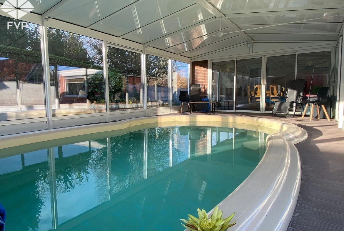 Maison 125m² avec piscine, 3 chambres, proche de Luneray 