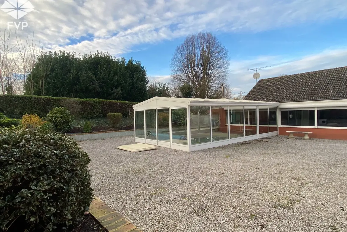 Maison 125m² avec piscine, 3 chambres, proche de Luneray 
