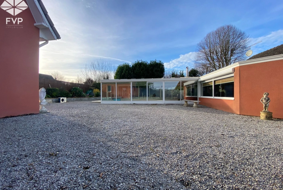Maison 125m² avec piscine, 3 chambres, proche de Luneray 