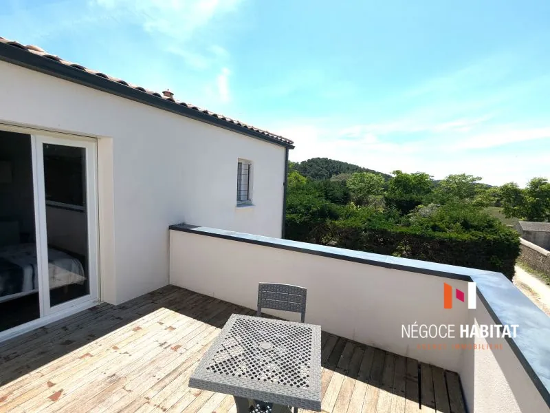 Villa contemporaine T4 à Crespian près de Sommières, plan moderne et hautes performances énergétiques 