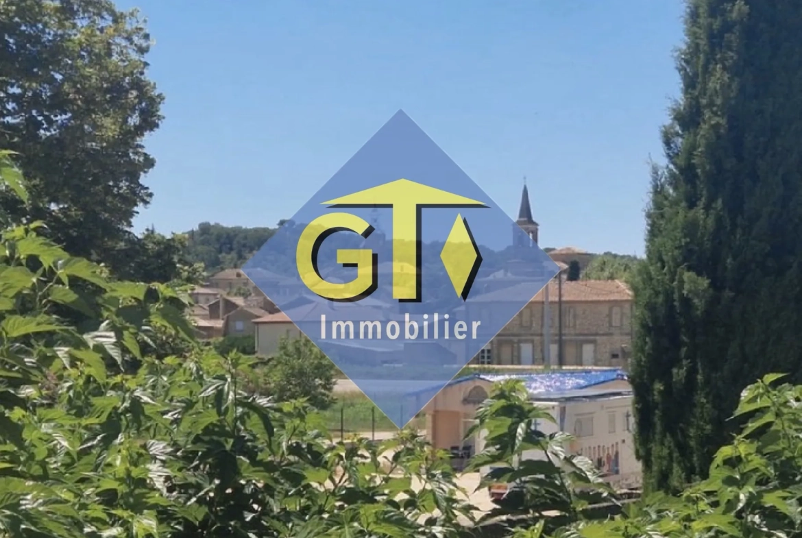 Appartement rénové avec jardin, garage et terrasse à Connaux 