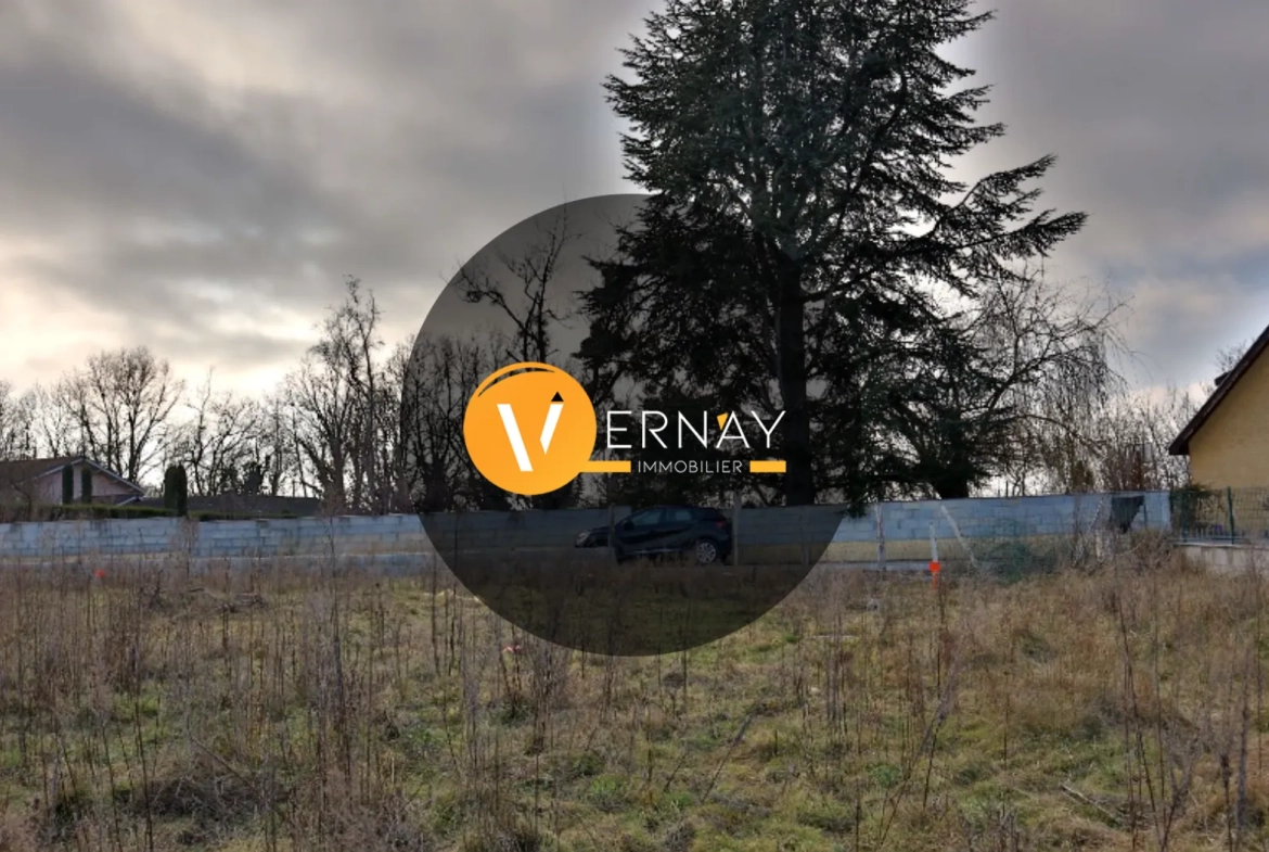 Terrain constructible de 458,40 m² à Septème, entièrement viabilisé 