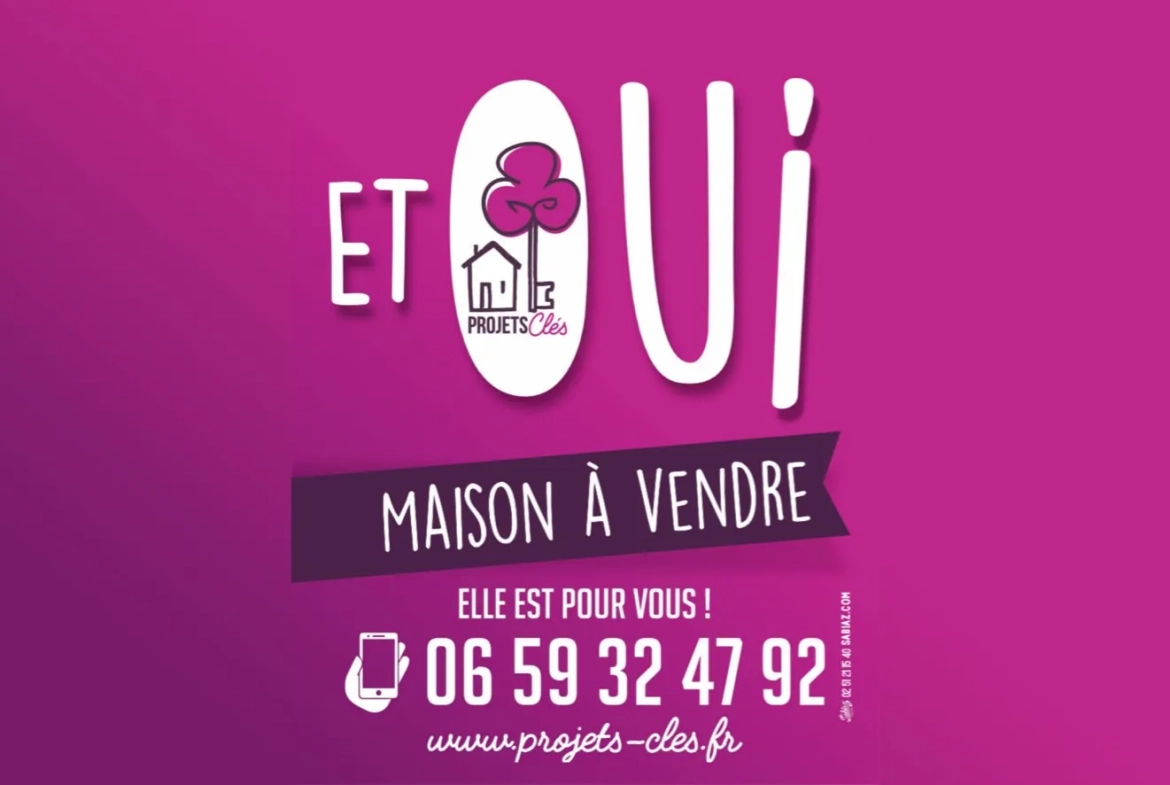 Maison de ville à vendre à Les Achards avec jardin, garage et potentiel de rénovation 