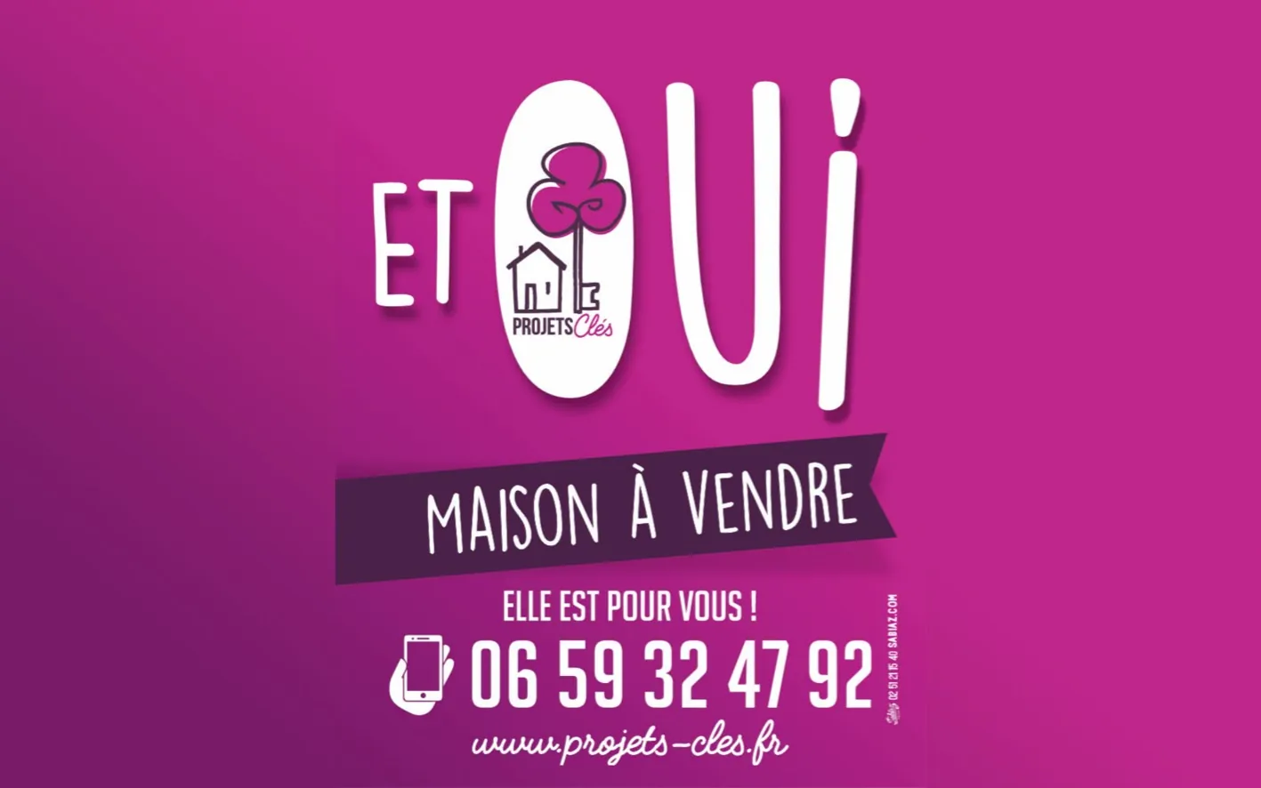 Maison de ville à vendre à Les Achards avec jardin, garage et potentiel de rénovation 