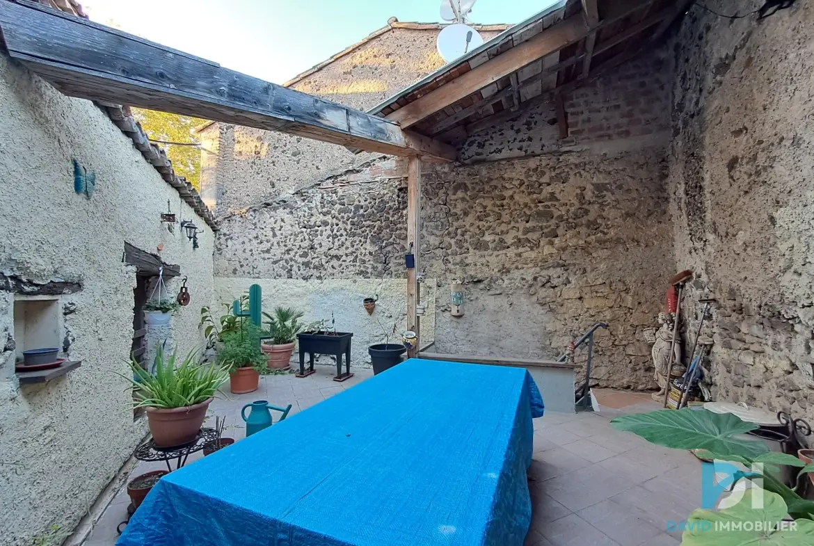 Maison de village de 77 m² avec terrasse et potentiel à Saint-Thibéry 
