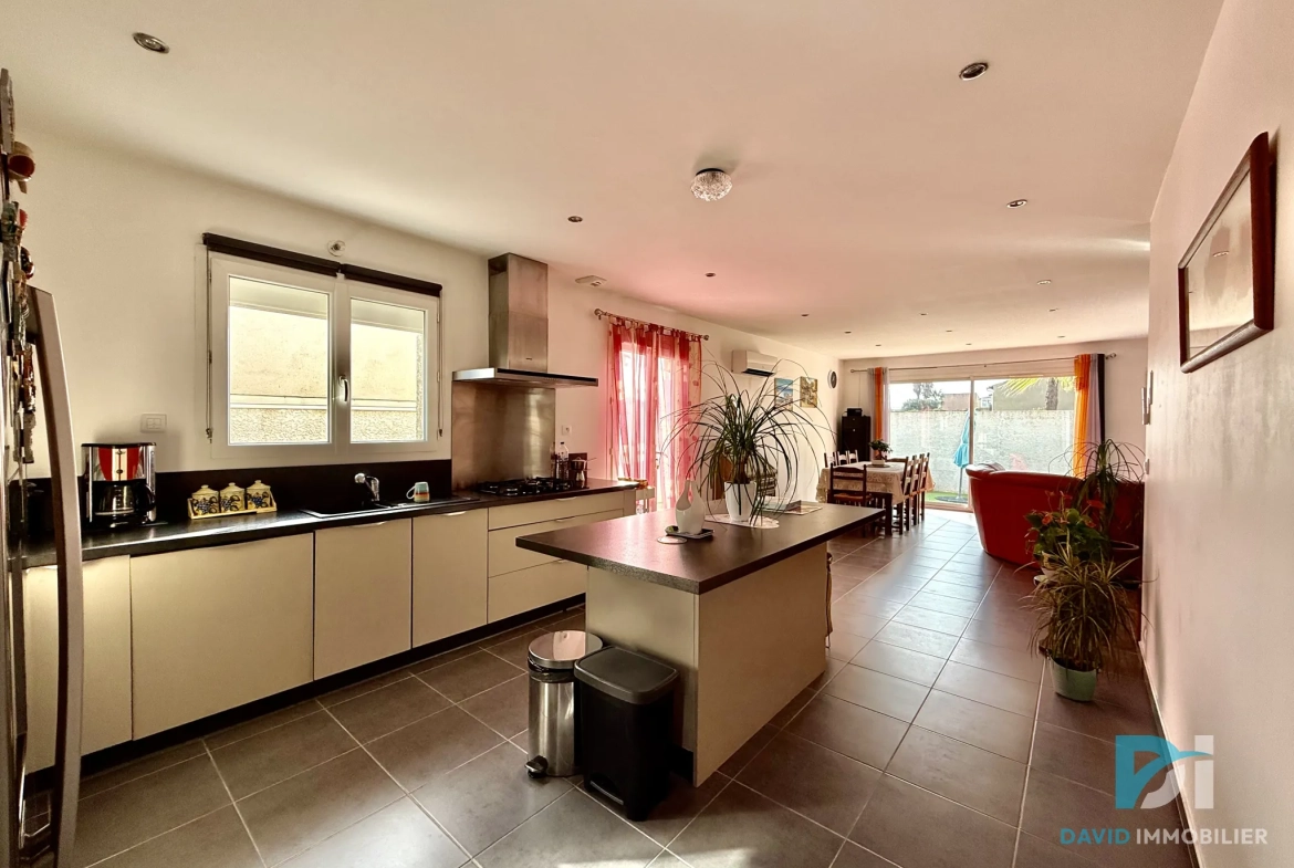 Villa T4 de 87 m² à Saint-Thibéry avec jardin et terrasse 