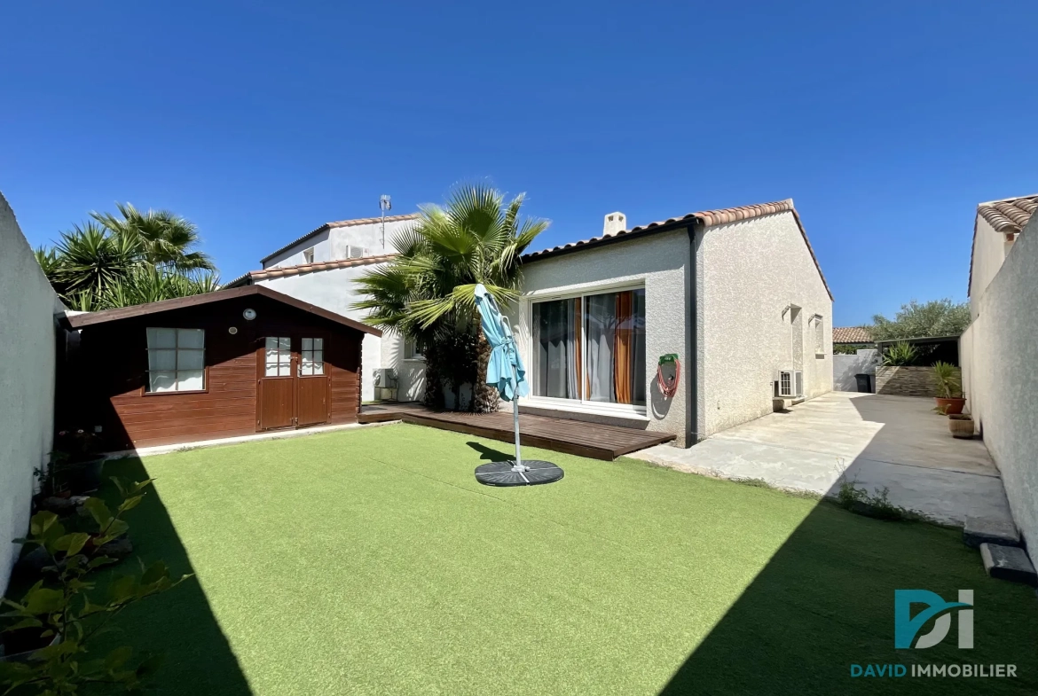 Villa T4 de 87 m² à Saint-Thibéry avec jardin et terrasse 